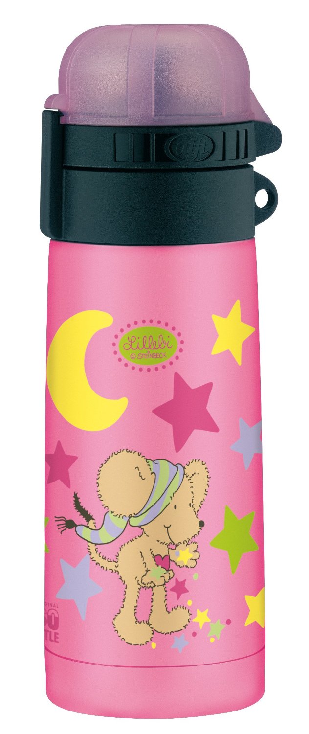 Термос-бутылочка Alfi Lillebi Sterne pink 0,35L