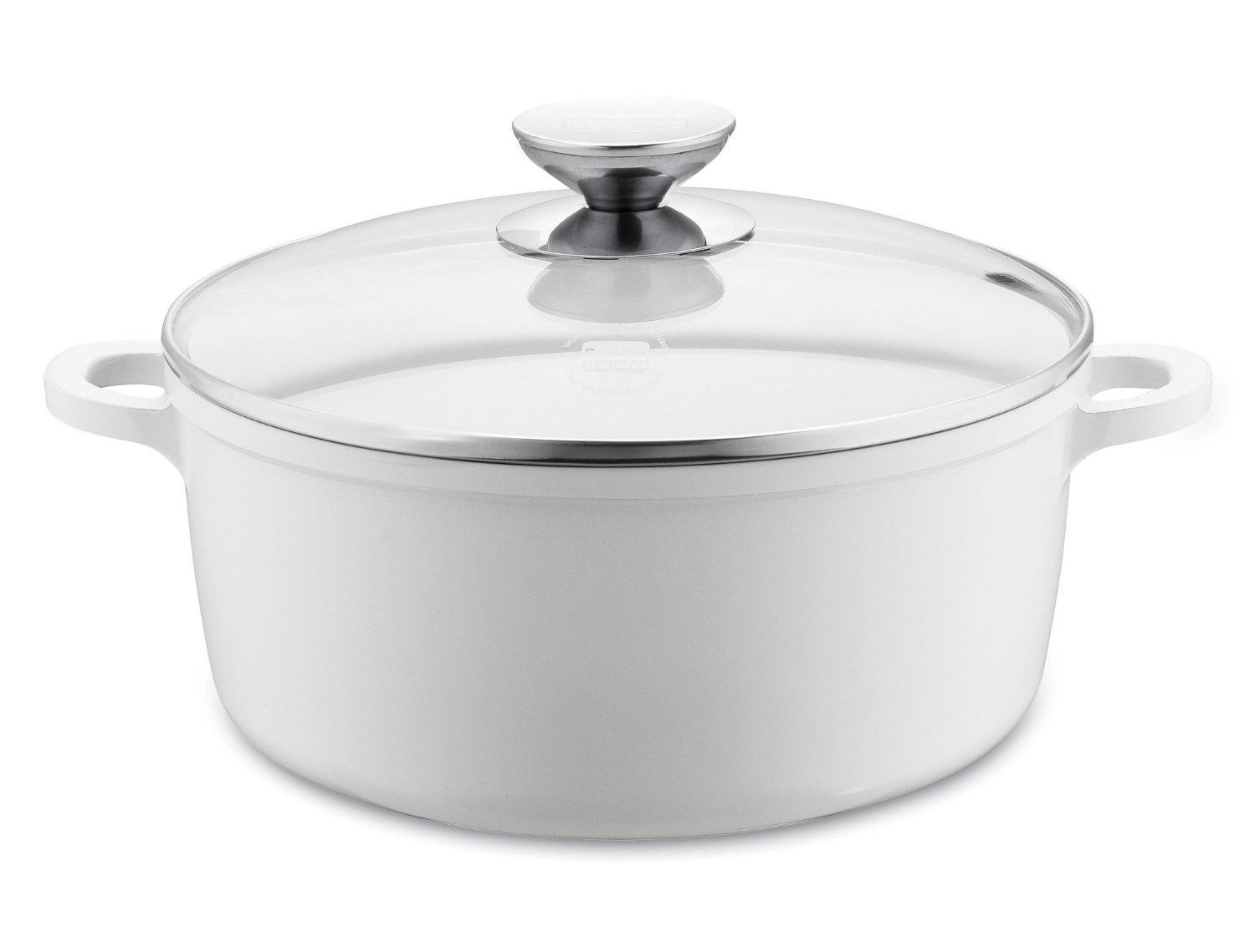 Кастрюля со стеклянной крышкой Berndes VARIO CLICK INDUCTION WHITE (Ø 24 см) (032145)
