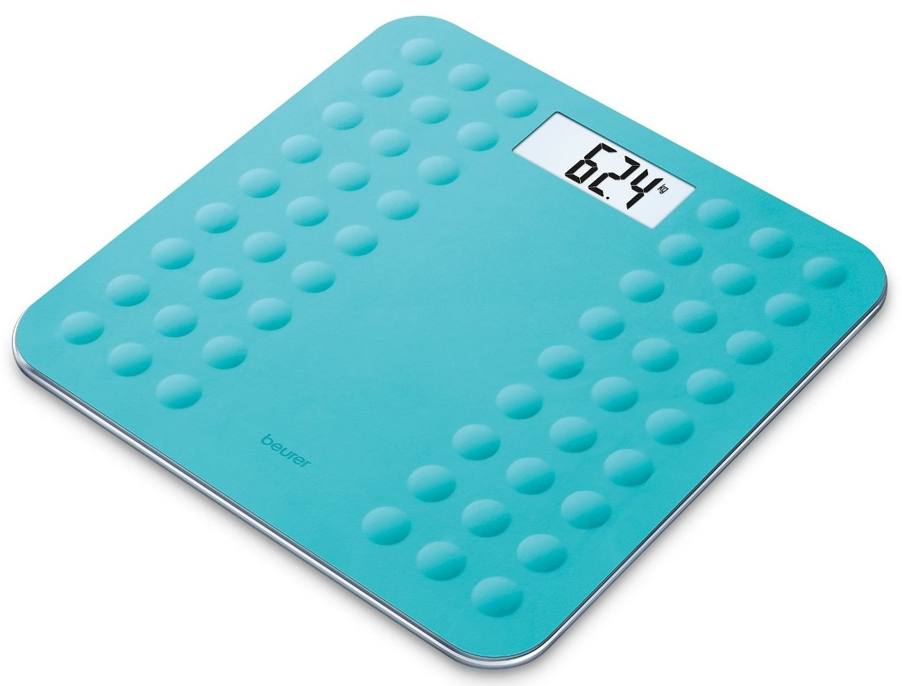 Стеклянные весы напольные Beurer GS300 Turquois