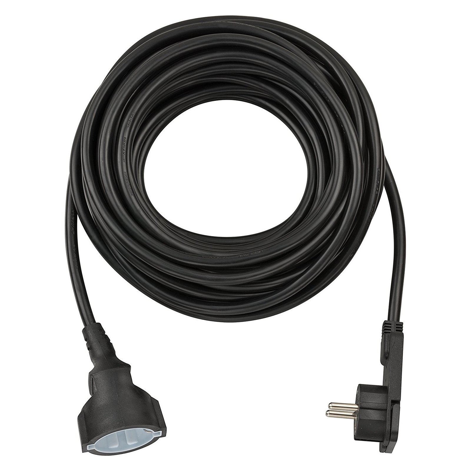 Удлинитель 10 м с плоской вилкой Brennenstuhl Quality Extension Cable, черный (1168980010)