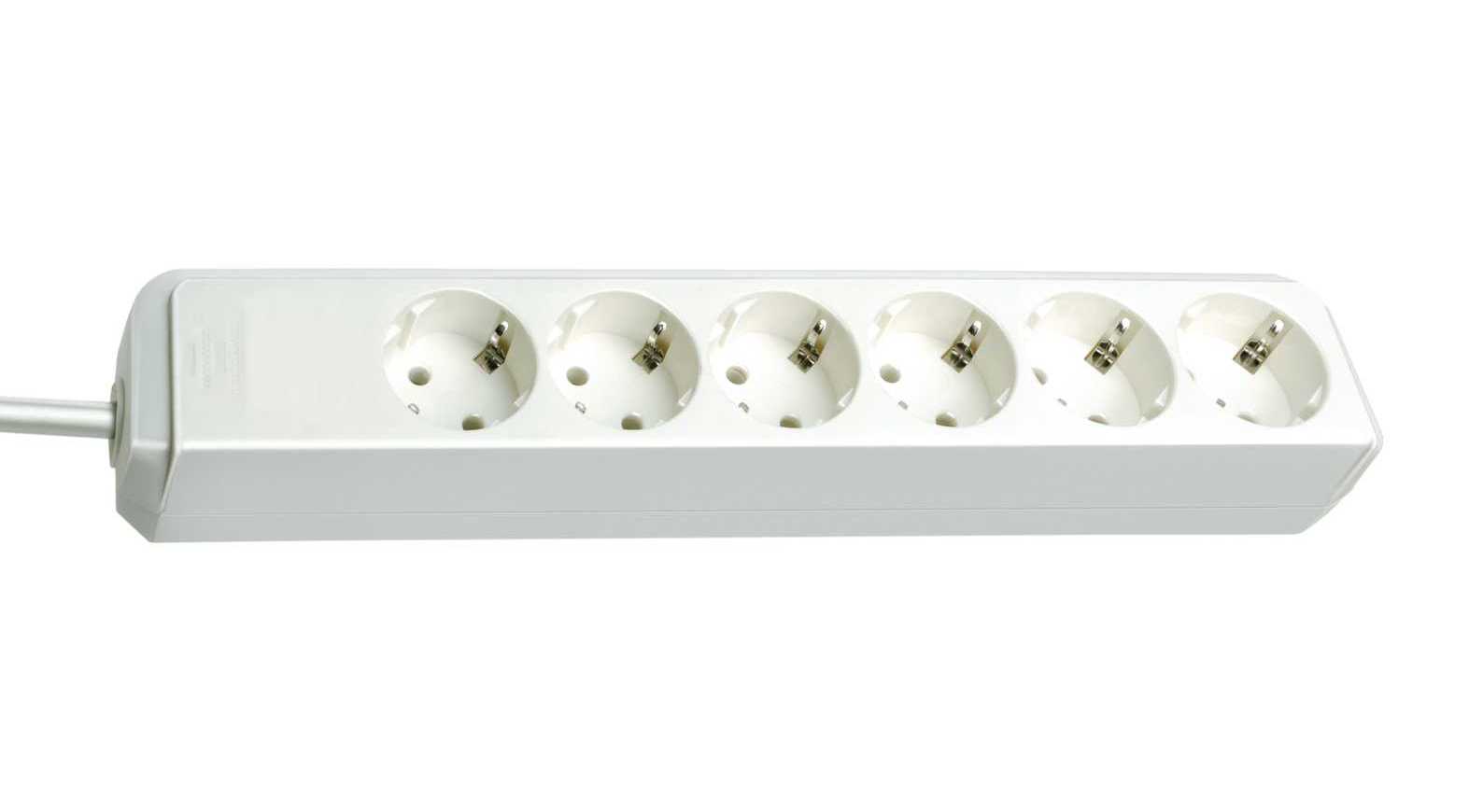 Удлинитель 1,5 м Brennenstuhl ECO-Line, 6 розеток, белый (1159420015)