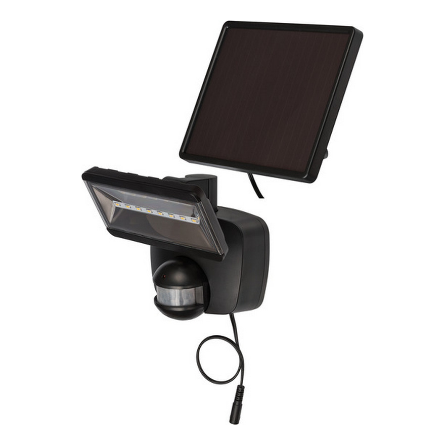 Прожектор на солнечной батарее Brennenstuhl LED SOL 800, 400 лм, черный, IP44 (1170950010)
