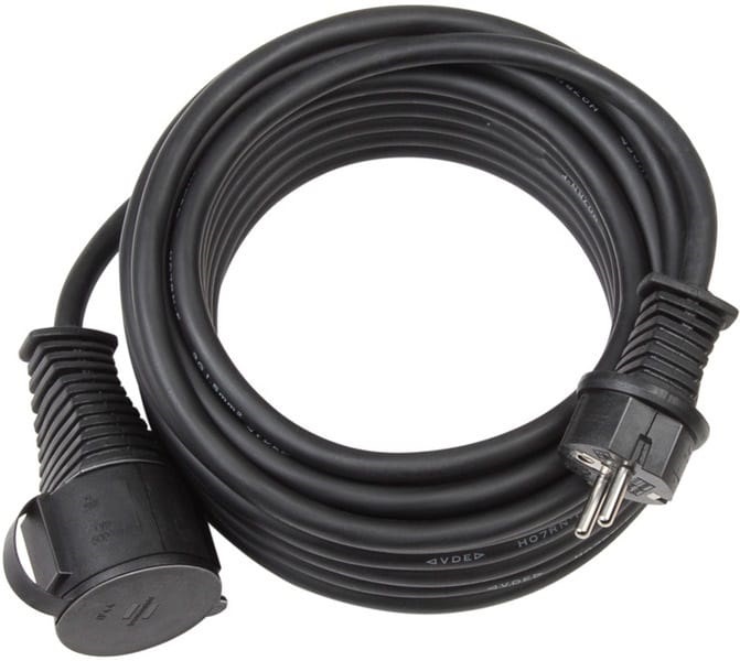 Удлинитель-переноска 25 м Brennenstuhl Extension Cable,1 розетка, кабель черный 3G2,5 (1166820)