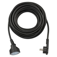 Удлинитель 10 м с плоской вилкой Brennenstuhl Quality Extension Cable, черный (1168980010)