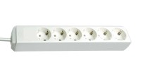 Удлинитель 1,5 м Brennenstuhl ECO-Line, 6 розеток, белый (1159420015)