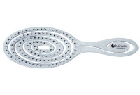 Щетка массажная овальная HAIRWAY ECO Wheat, 8 рядов, голубая (08095-03)