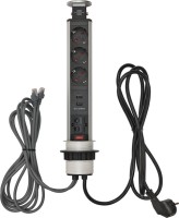 Удлинитель Brennenstuhl Tower Power, 2 м., 3 роз., 2 USB, IP20 (1396200023)