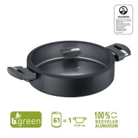 0015446106 Berndes b.green Alu Recycled Induction сковорода сервир. 28 с крышкой
