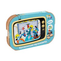 Сборный 3D пазл, головоломка, деревянная, Бременские музыканты(40x29 см)