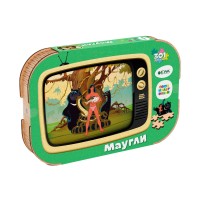 Сборный 3D пазл, головоломка, деревянная, Маугли(40x29 см)